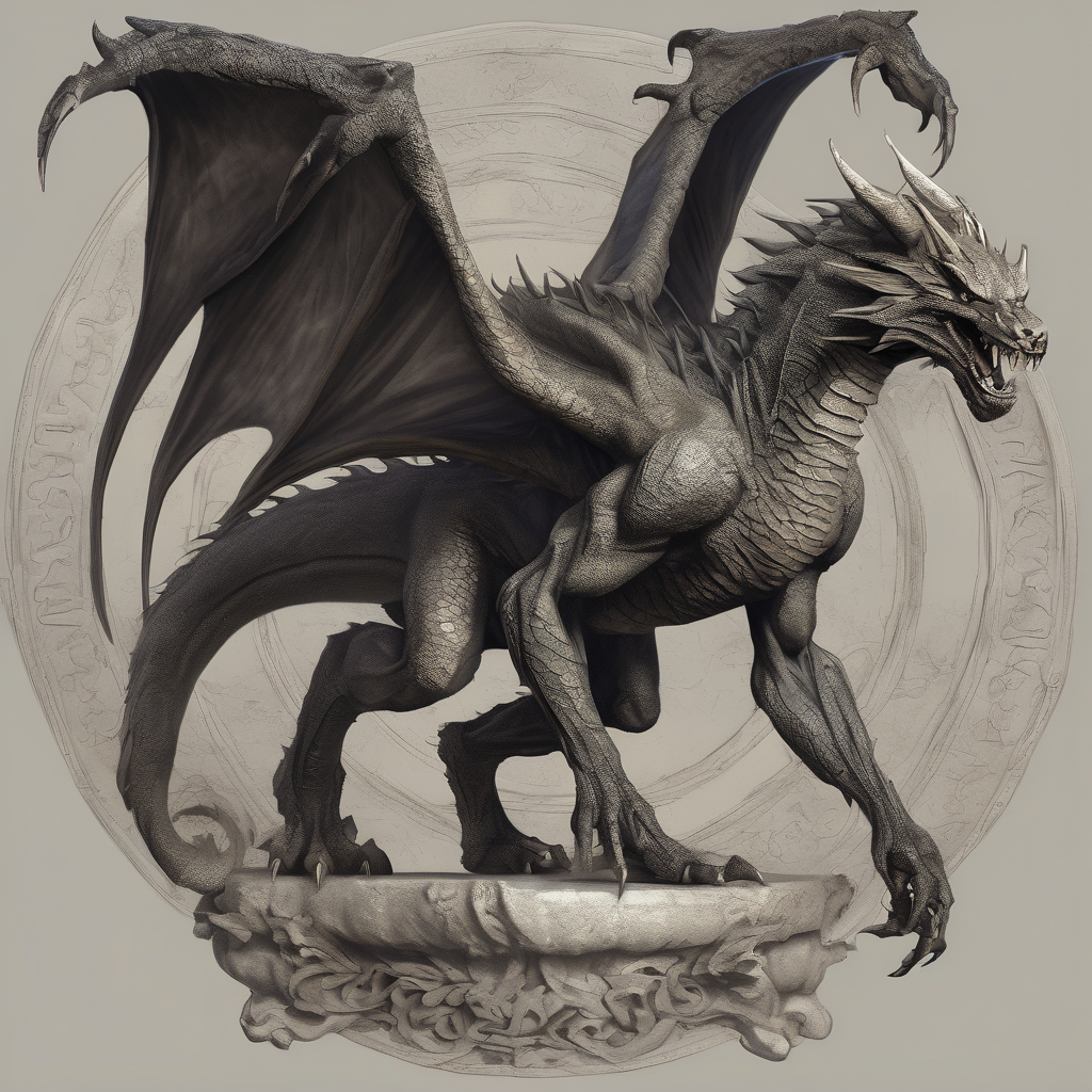 Ancient depiction of a mythical creature
