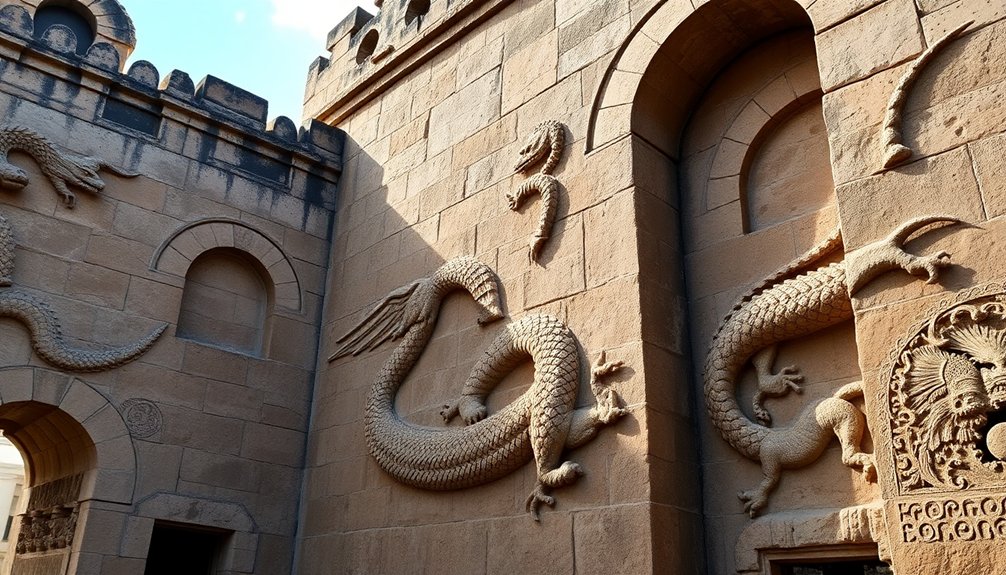 ancient civilizations mythical serpentine creatures