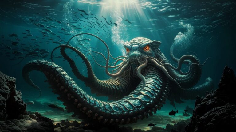 gigantic sea creature unleashed in lore