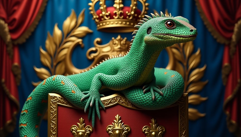 heraldic royal symbolic basilisk