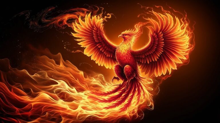 mythical avian cyclical transformation