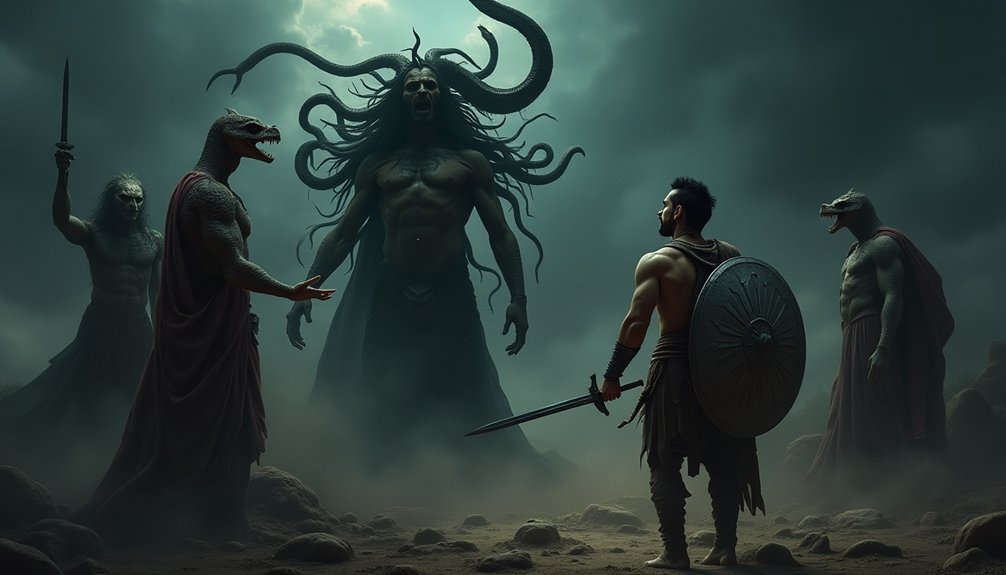 mythological hero s monster slaying quest