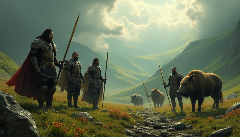 sacred celtic warrior guardians