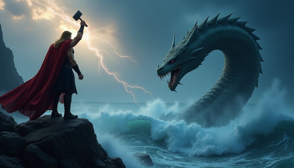 thor s epic serpent confrontation