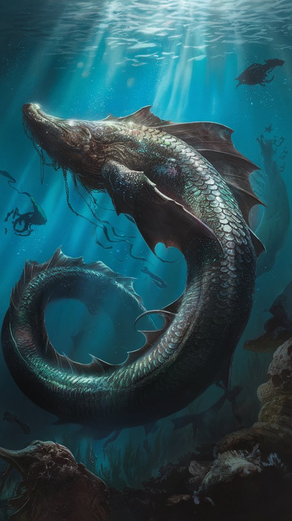 biblical oceanic creature leviathan