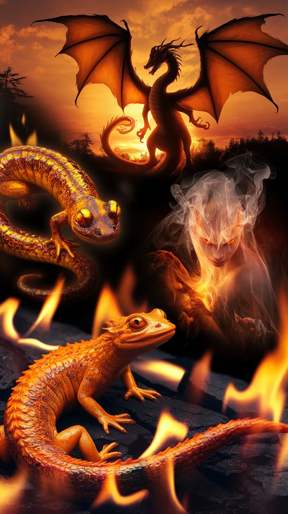 dragons symbolize fire mythology