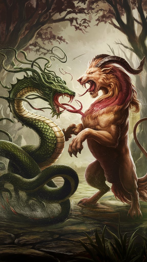 hybrid creature with multiple features