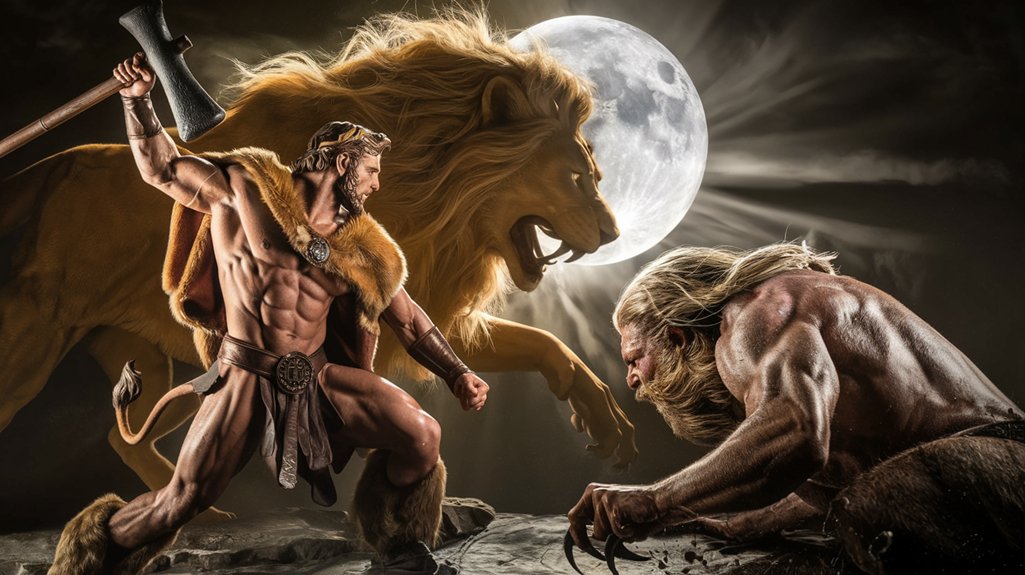 legendary warriors and creatures