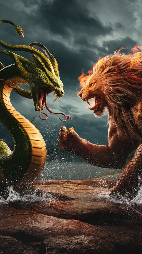 multi headed creature showdown