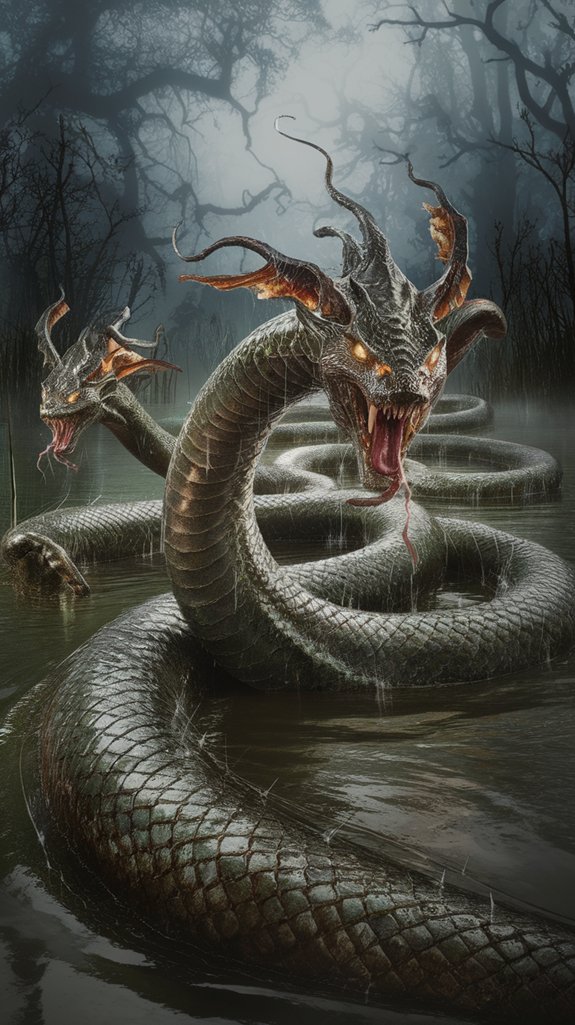 multi headed serpent creature