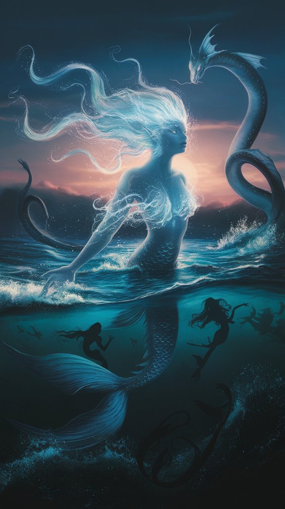 mysterious alluring mythological figures