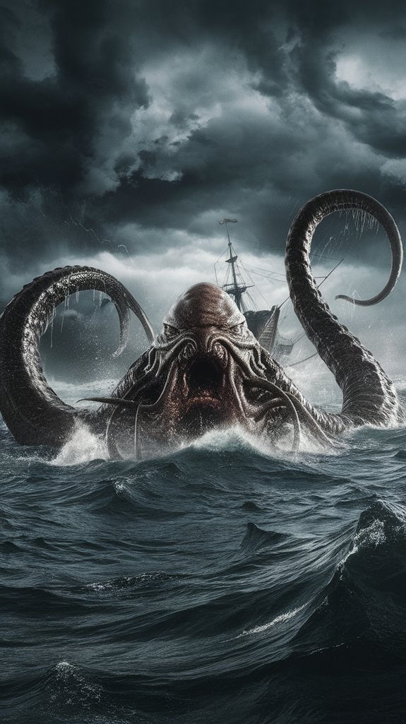 mysterious sea monster terrorizes sailors