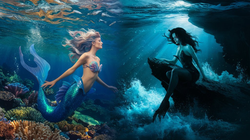 mythical aquatic beings comparison