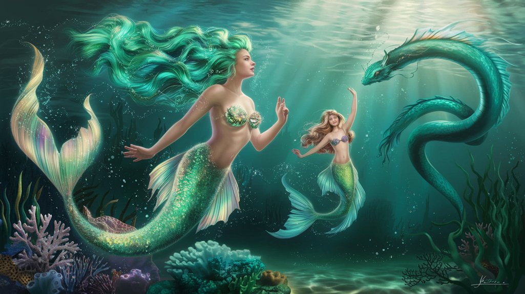 mythical aquatic beings explored