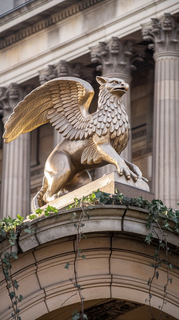 mythical creature in architecture