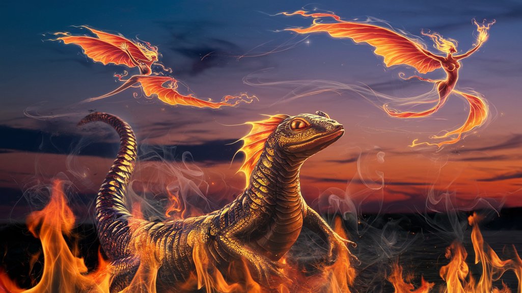 mythical fire creatures explored