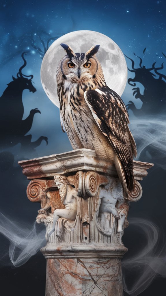wisdom symbolized by owl