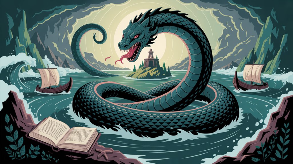 world serpent encircling midgard