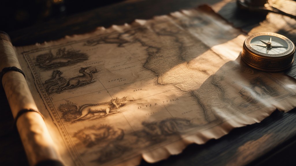 monsters mark geographical boundaries