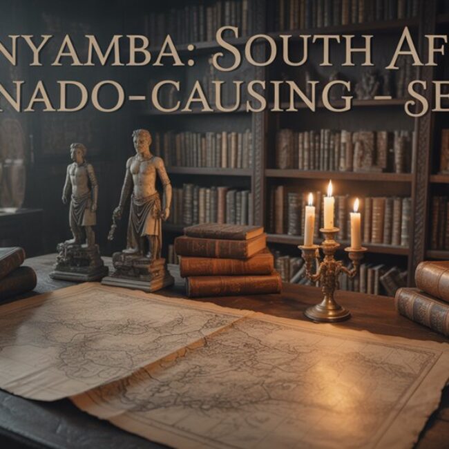 mythical serpent causing tornadoes