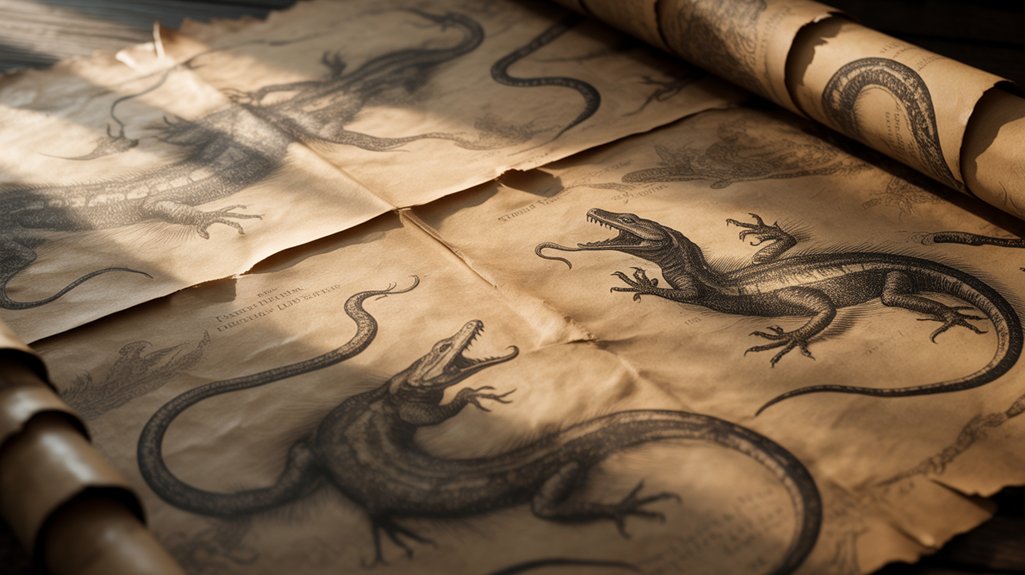 mythical serpents and lizards