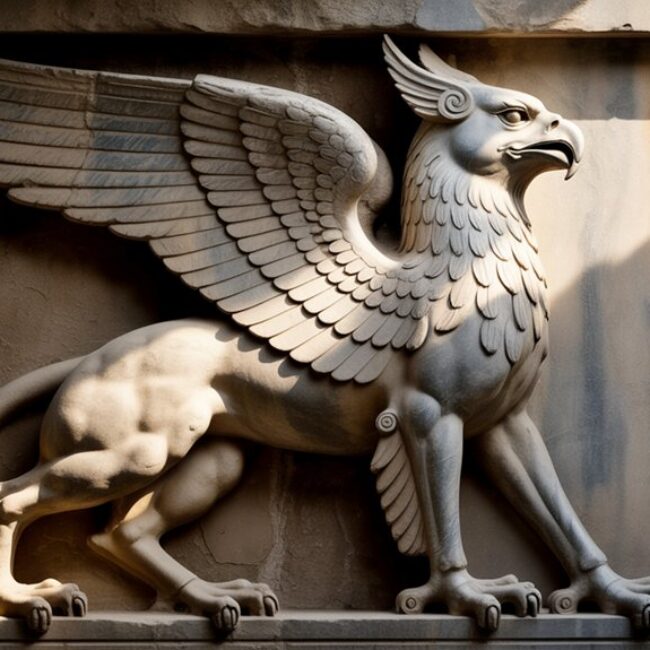 griffins as divine protectors