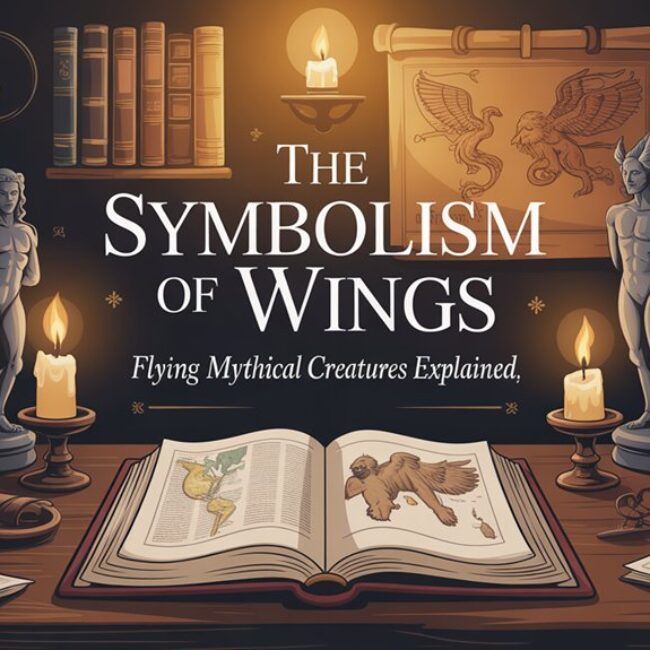 mythical creatures and wings