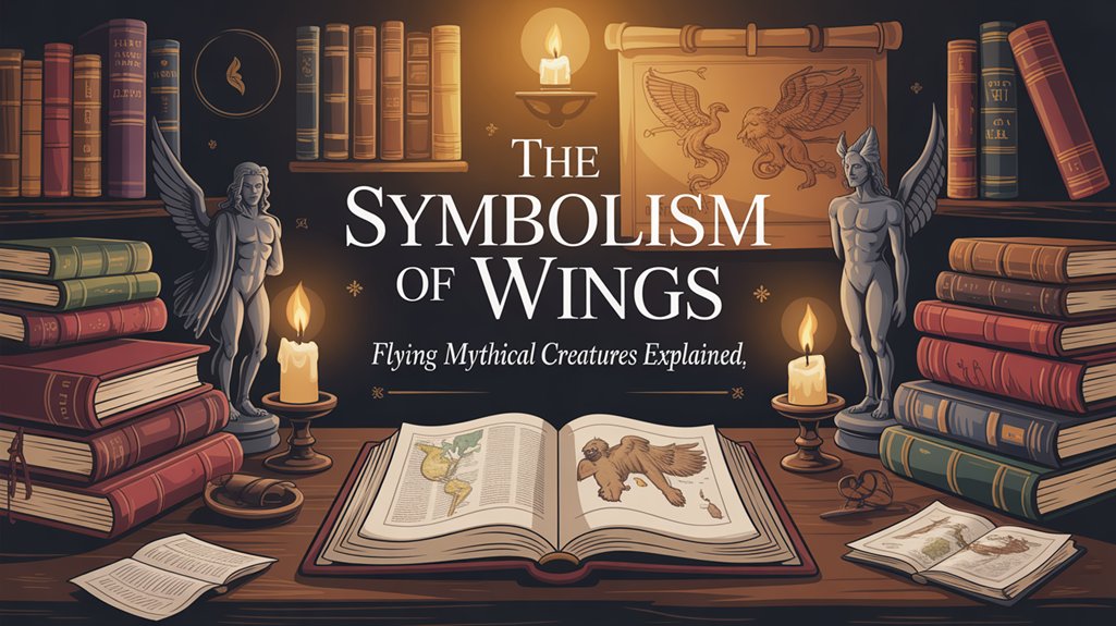 mythical creatures and wings