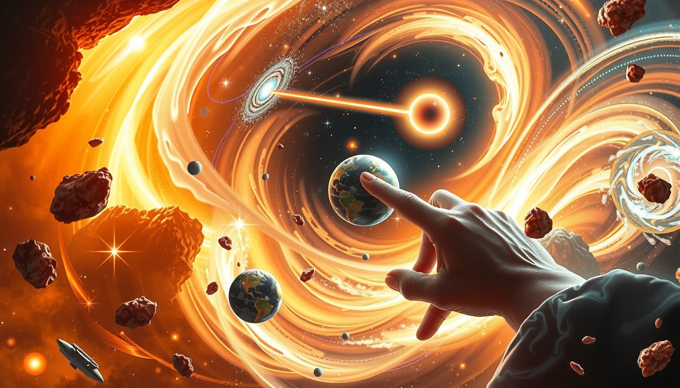 Ancient Celtic and Norse symbols carved in stone depicting creation myths