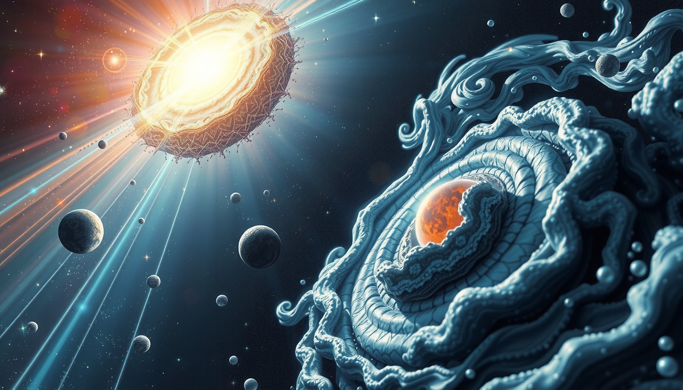 Ancient Mesopotamian and Greek creation myth comparison showing cuneiform tablets and classical artwork