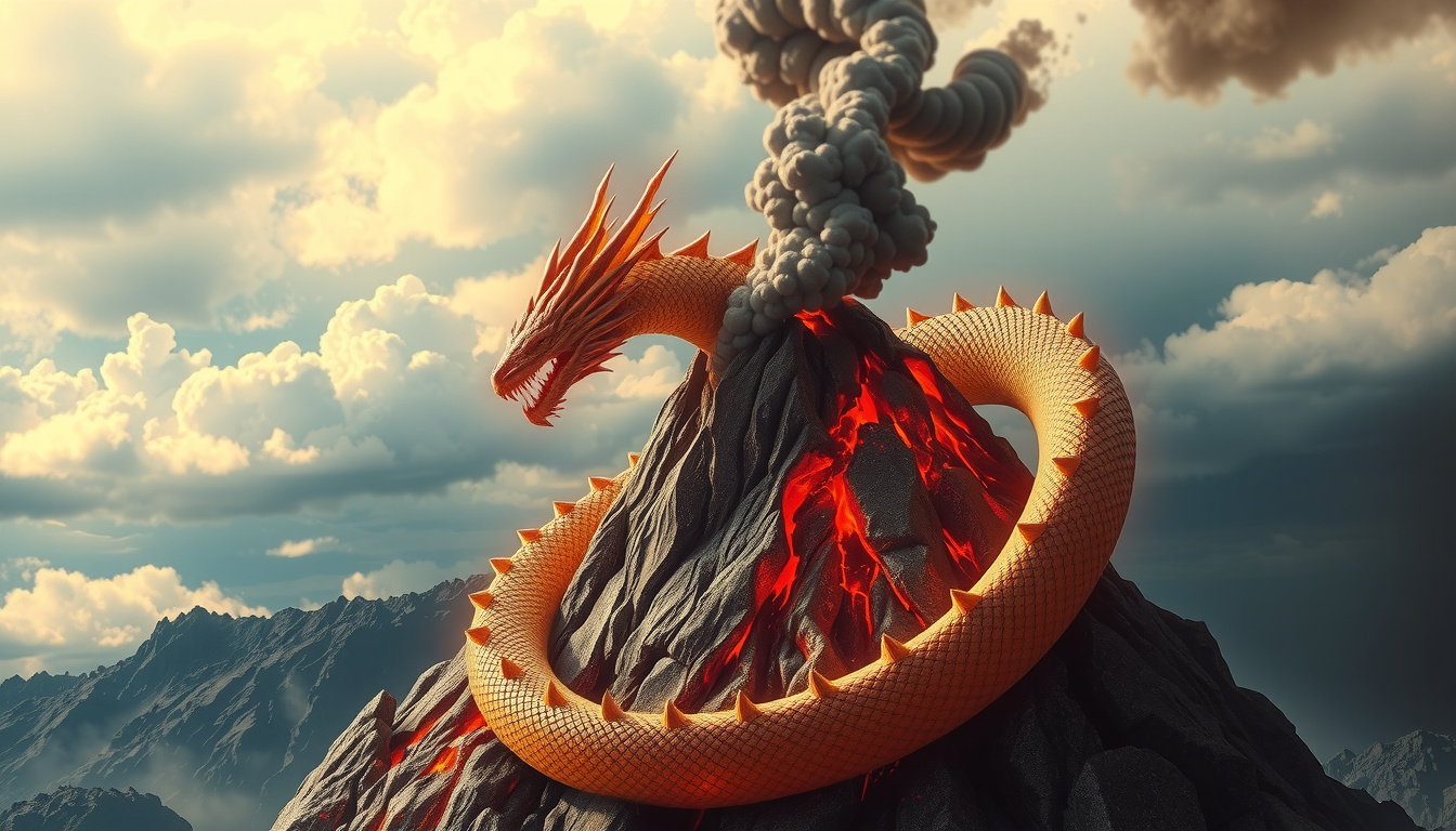 Chinese Dragon Mythology concept