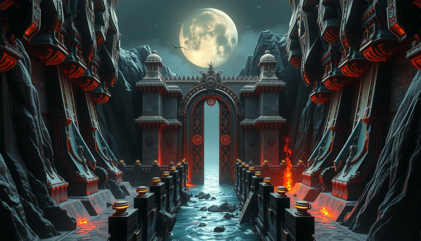 Comparison chart showing Norse and Greek underworld rulers and their domains