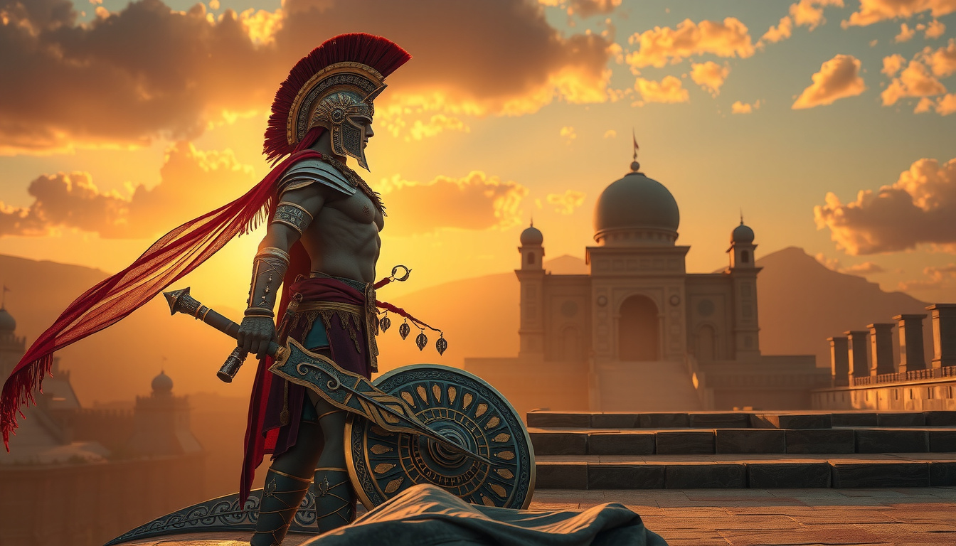 Female warriors from Norse mythology wielding various legendary weapons