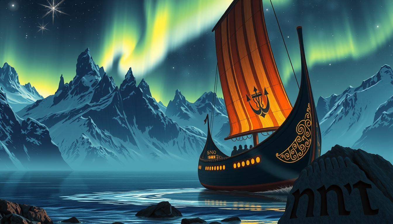 Norse and Greek gods facing each other in an epic mythological battlefield