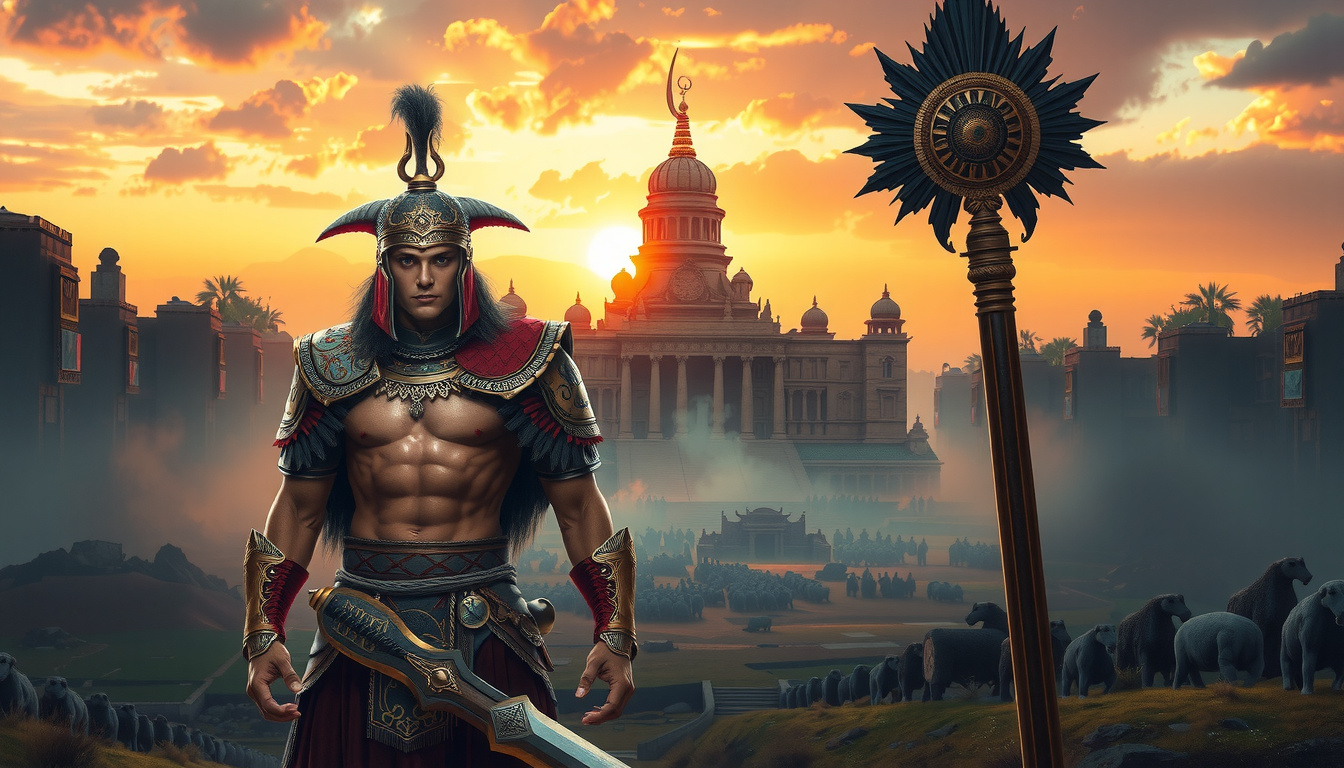 Norse dragon battle scene showing fierce combat between warriors and winged serpents