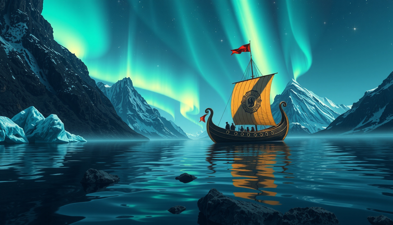 Norse giant Ymir and Greek primordial beings emerging from void