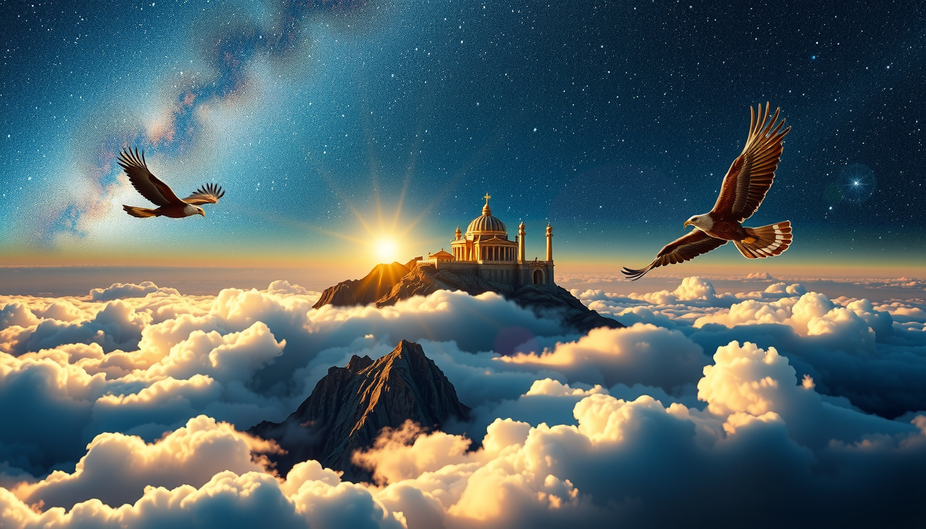 Side-by-side comparison of Norse Asgard and Greek Mount Olympus