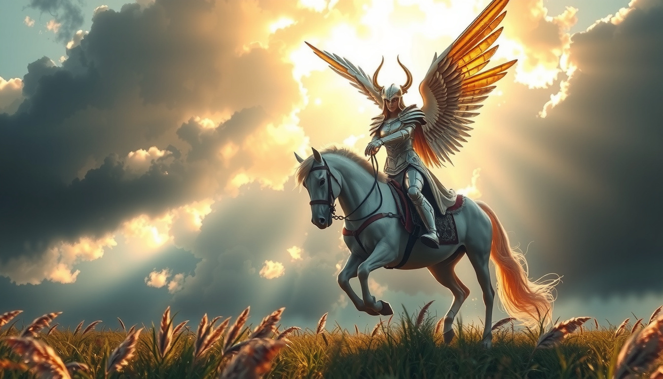 Side-by-side comparison showing the multi-headed Hydra emerging from Greek waters next to Valkyries soaring through Norse skies