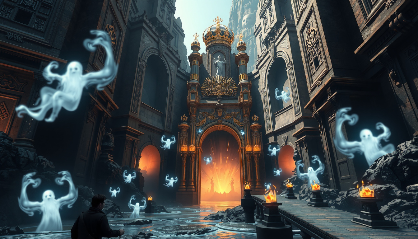 Split image showing Hel, the Norse goddess of death, and Hades, the Greek god of the underworld