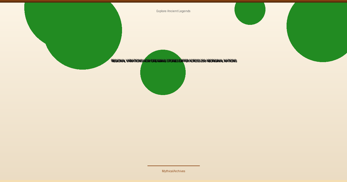 Regional Variations: How Dreaming Stories Differ Across 250+ Aboriginal Nations