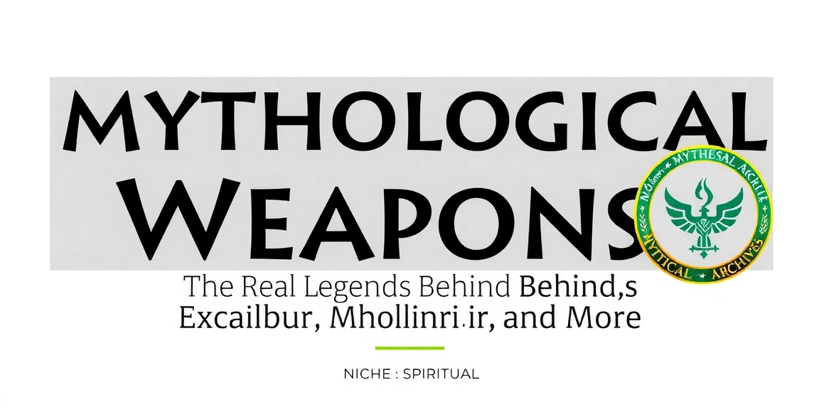 Mythological Weapons: The Real Legends Behind Excalibur, Mjolnir, and More