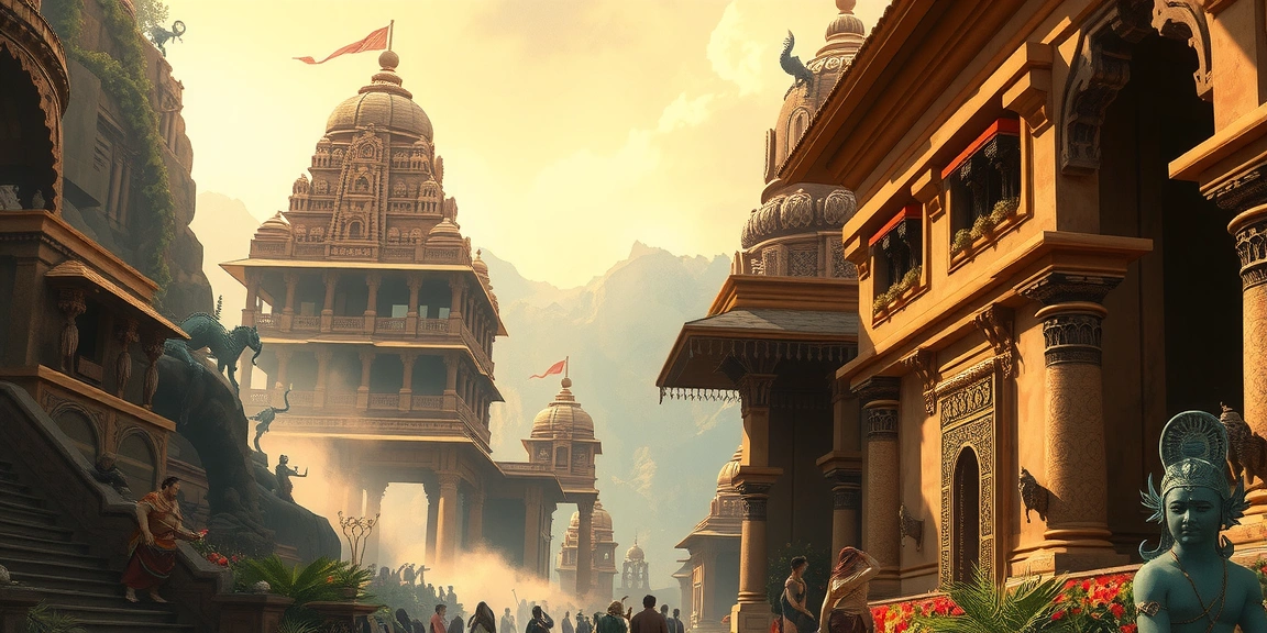 Illustration for Working With Hindu Mythology Stories Explained