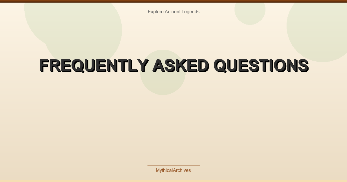 Frequently Asked Questions