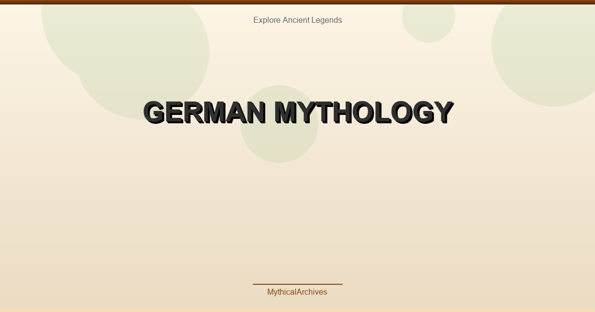 German Mythology