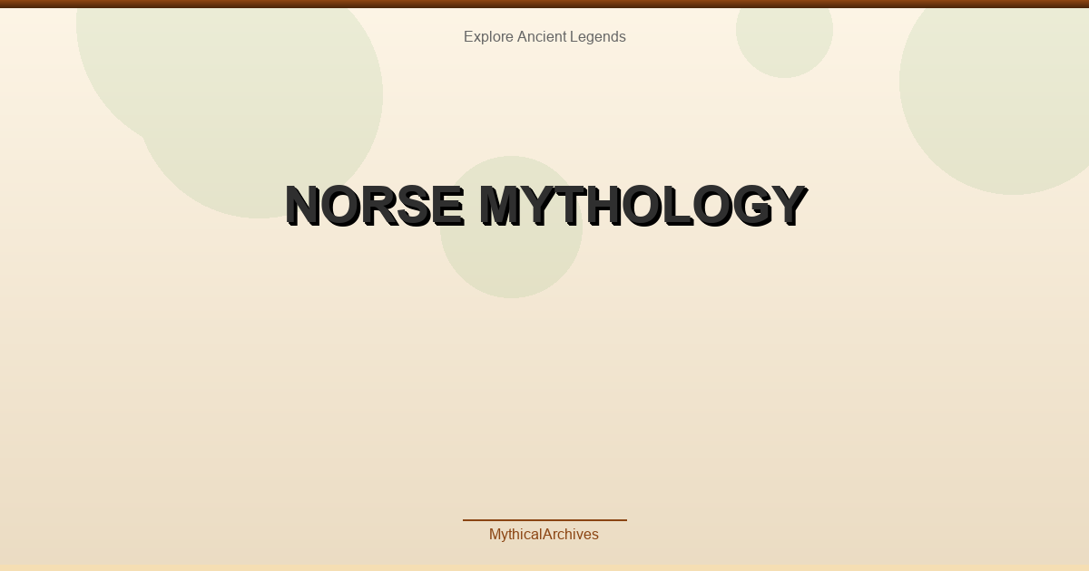 Norse Mythology