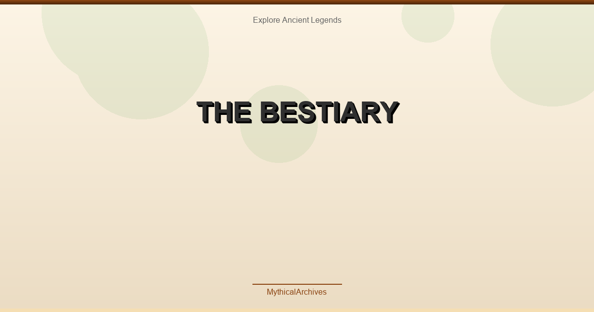 The Bestiary